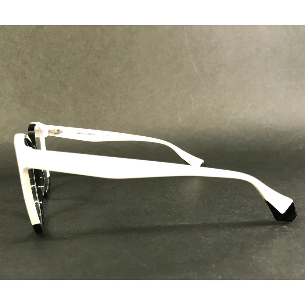 Gigi Studios Eyeglasses Frame EXTREME 6878/1 1501 White Black Full Rim 52-17-140